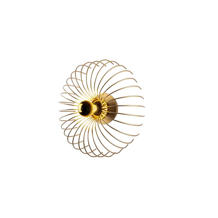 Opviq Karsortel - N-645-1 Aplique de Pared Dorado Opviq Karsortel - N-645-1 Aplique de Pared Dorado